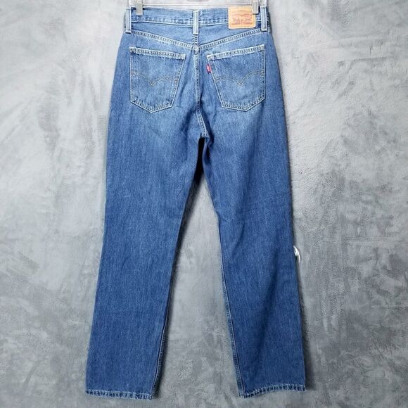 Levis jeans Womens 26×30 Blue Low Pro Straight Denim - Picture 3 of 13